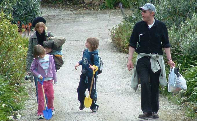 Jane Horrocks and family
