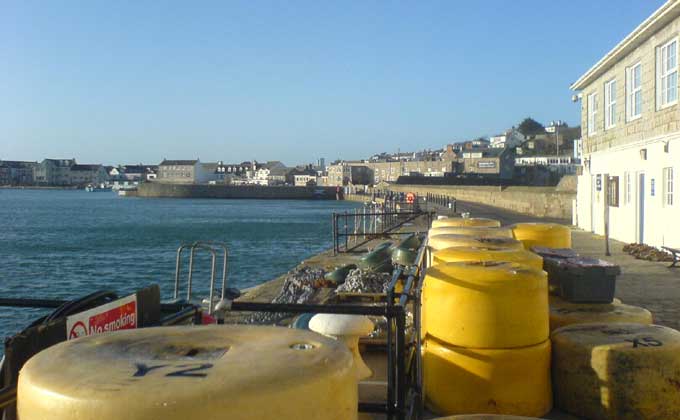 The end of the quay